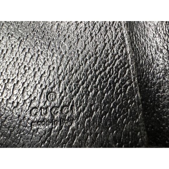 Gucci Black GG Canvas and Leather Trifold Key Holder (6 Keys) - Picture 5 of 15